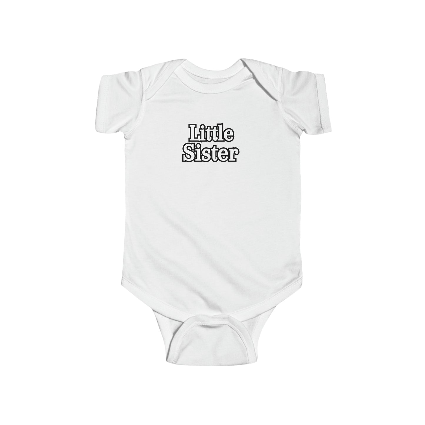 little sister Infant Fine Jersey Bodysuit