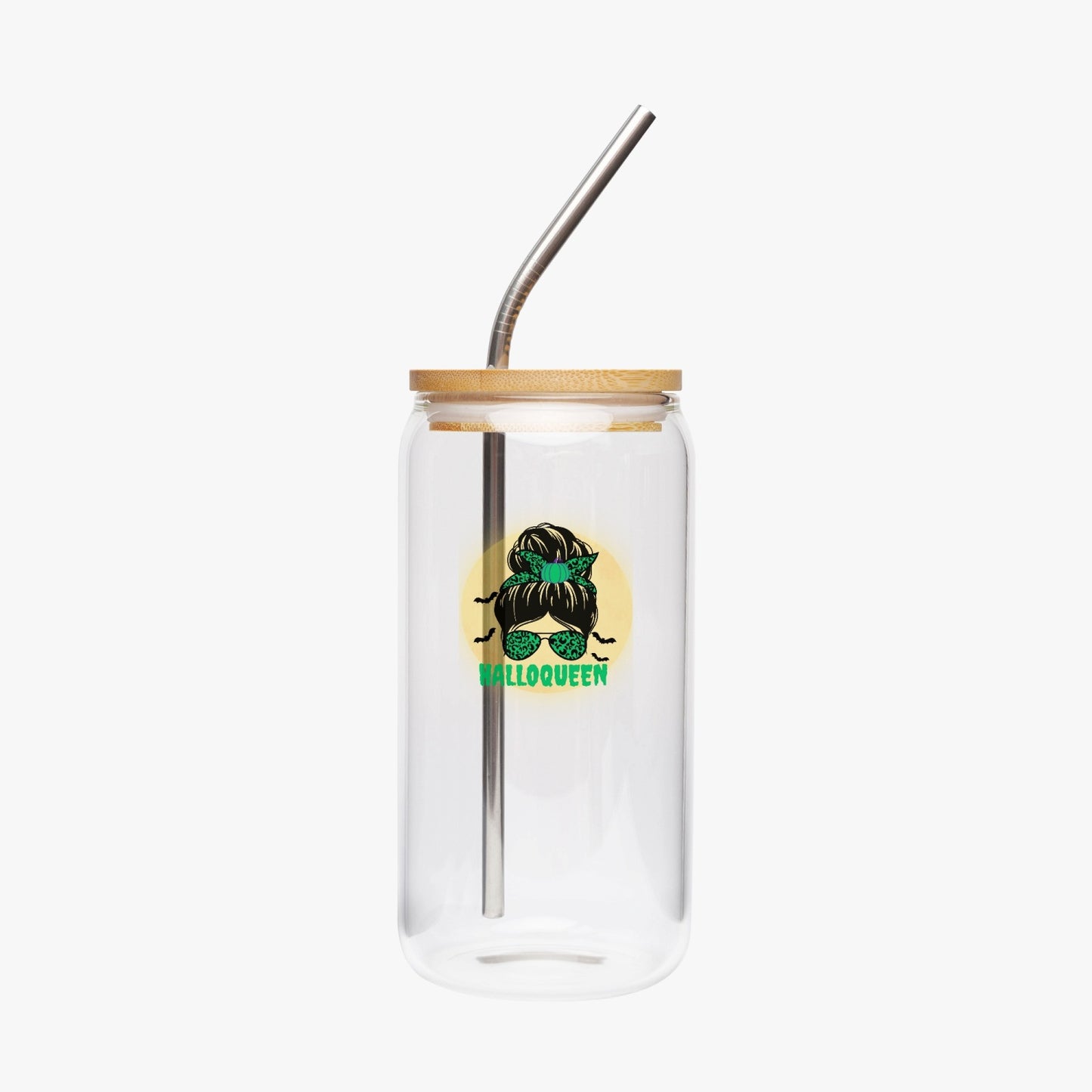 halloqueen  Drinking Glasses with Bamboo Lids