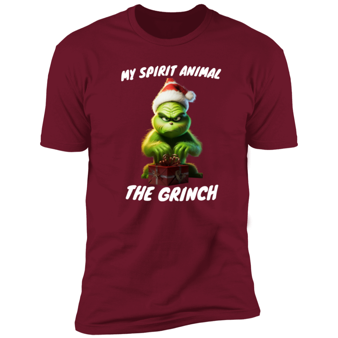 Funny Grinch men shirt  "my spirit animal"