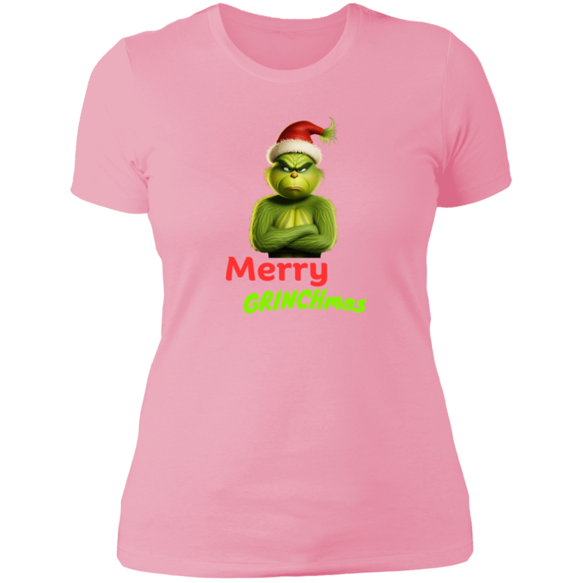 Funny Grinch lady "MERRY GRINCHMAS"