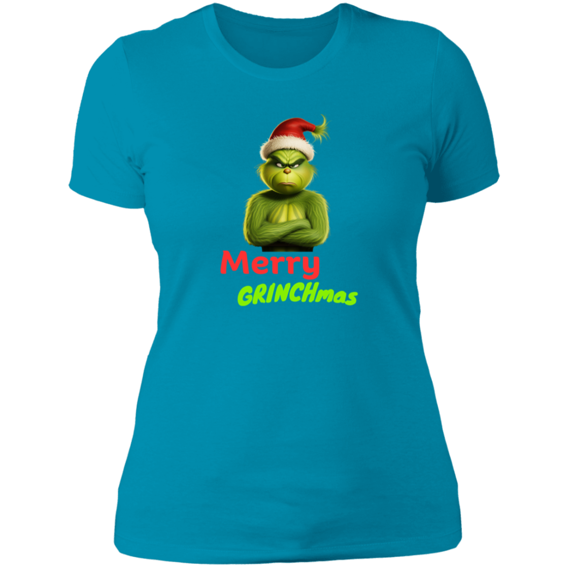 Funny Grinch lady "MERRY GRINCHMAS"