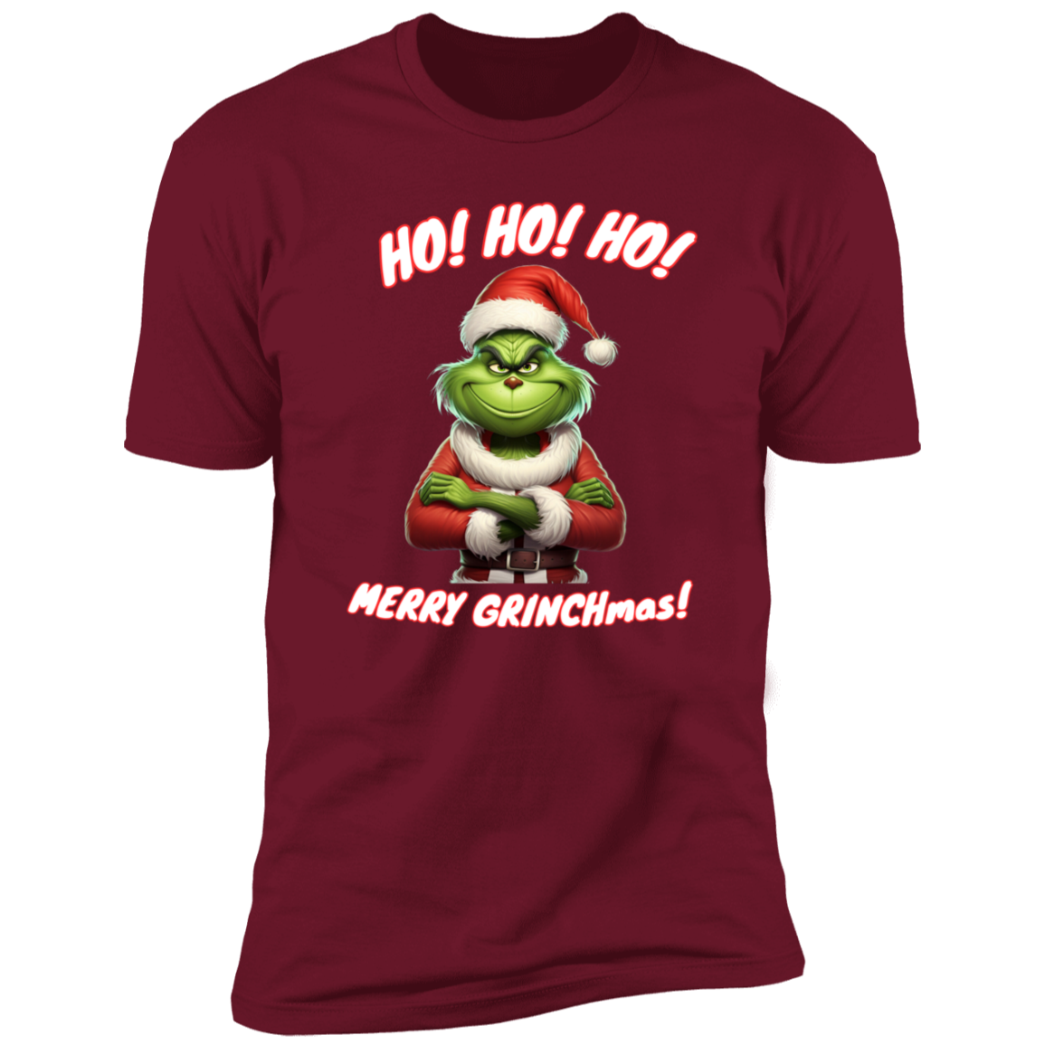 Funny grinch men shirt " HO! HO! HO ! "