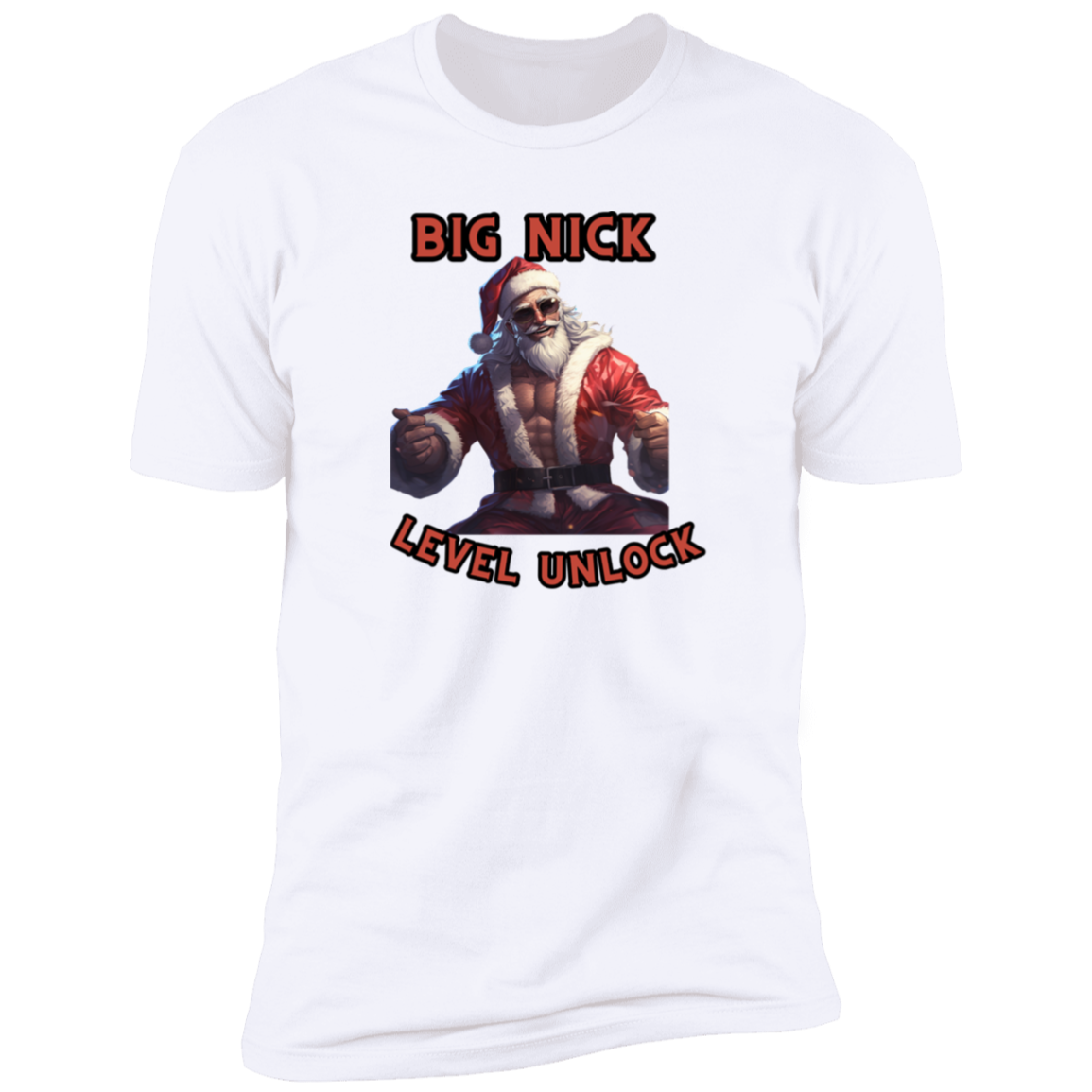 Christmas shirts for men 'BIG NICK LEVEL'  Z61x Premium Short Sleeve Tee