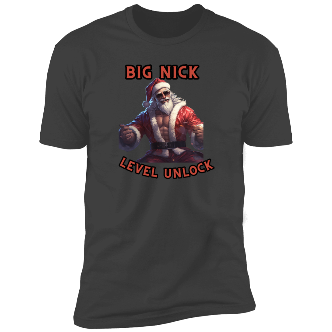 Christmas shirts for men 'BIG NICK LEVEL'  Z61x Premium Short Sleeve Tee