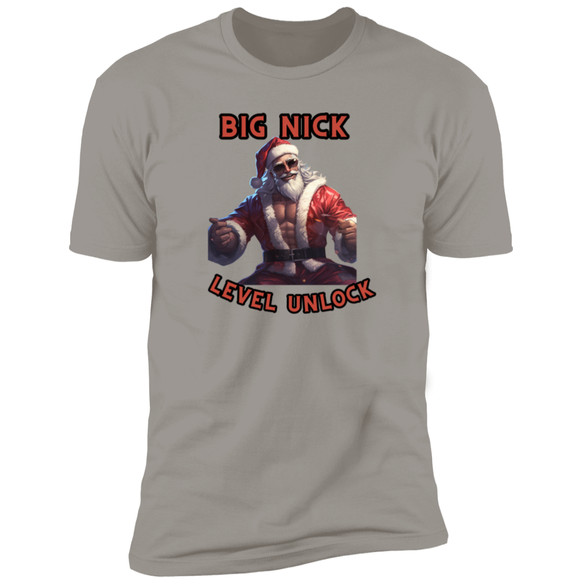 Christmas shirts for men 'BIG NICK LEVEL'  Z61x Premium Short Sleeve Tee