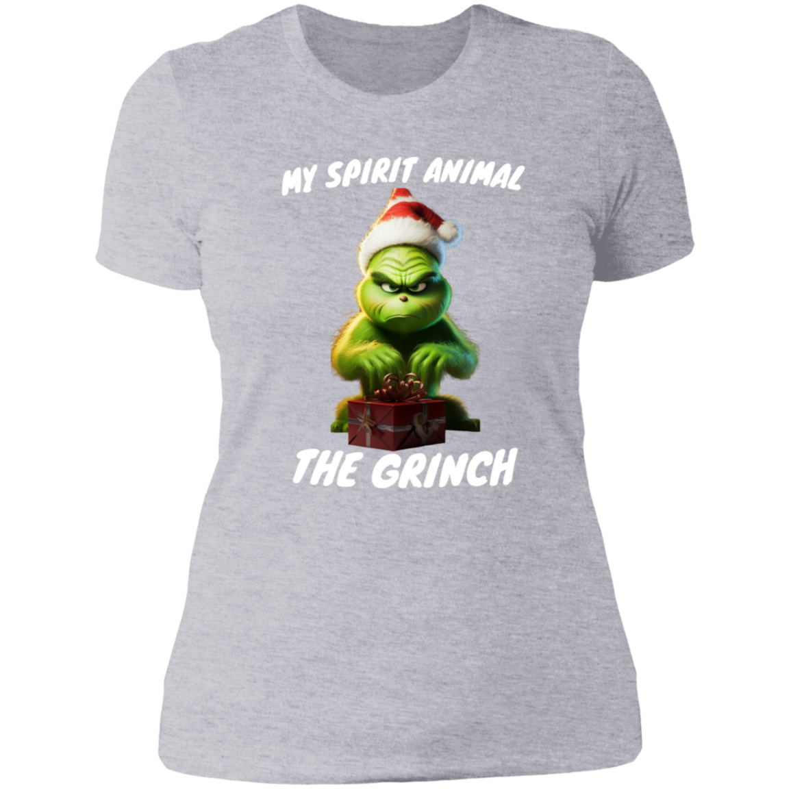 Funny Grinch shirt ladies "my spirit animal"