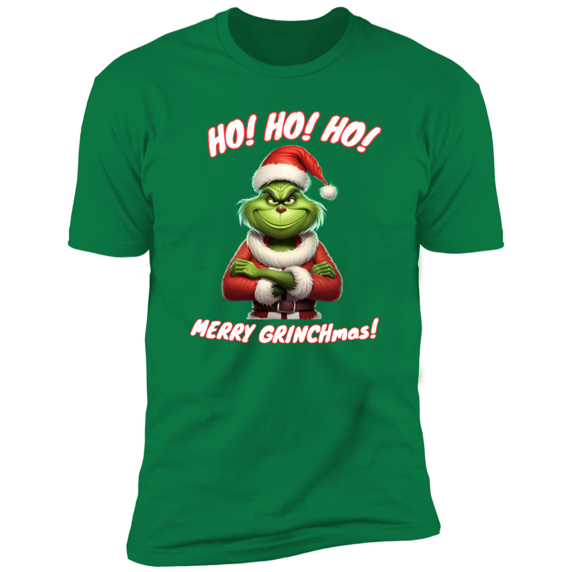 Funny grinch men shirt " HO! HO! HO ! "