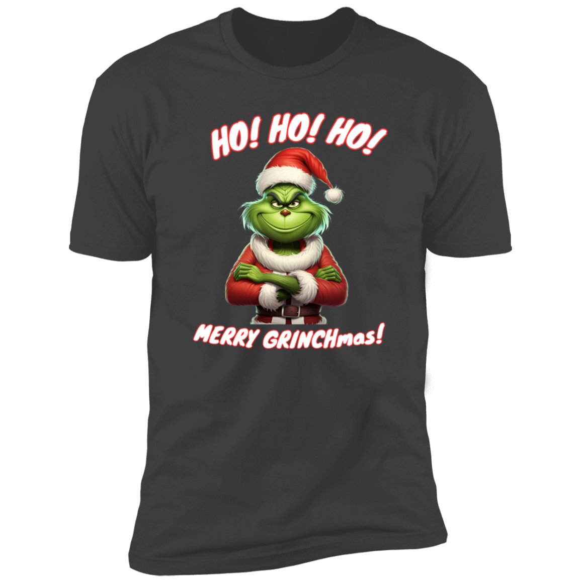 Funny grinch men shirt " HO! HO! HO ! "