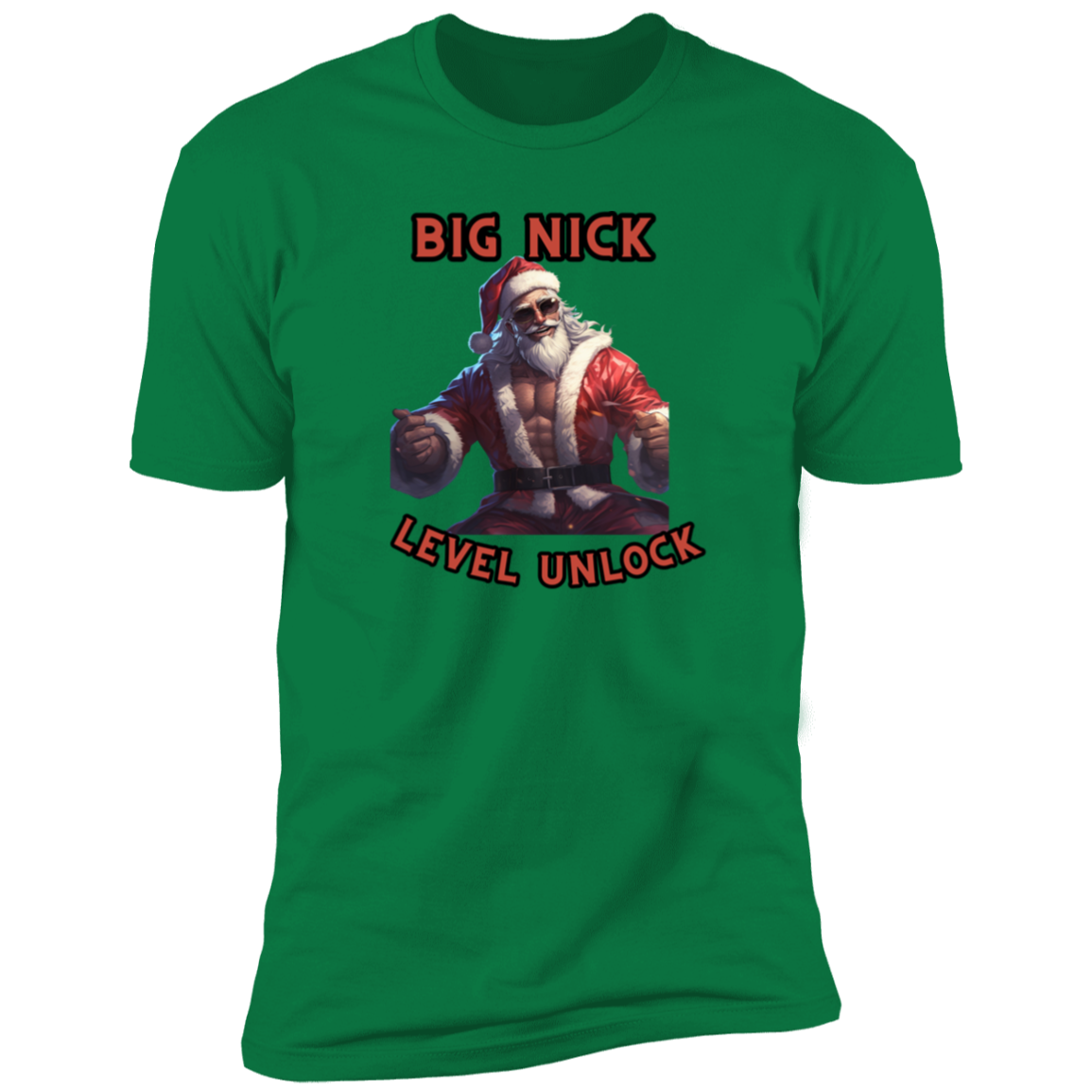 Christmas shirts for men 'BIG NICK LEVEL'  Z61x Premium Short Sleeve Tee