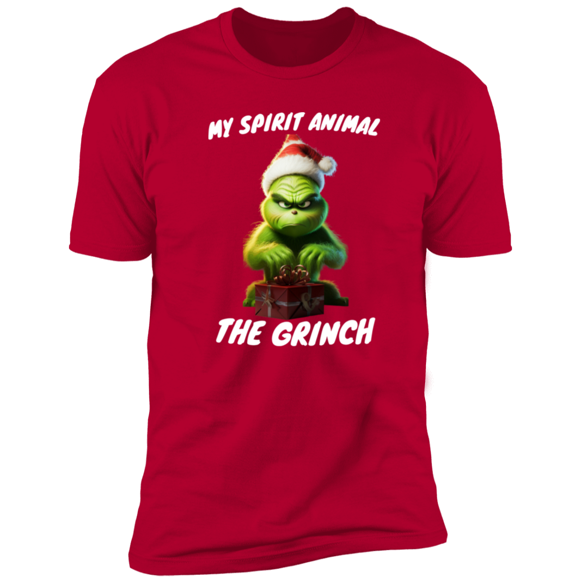 Funny Grinch men shirt  "my spirit animal"