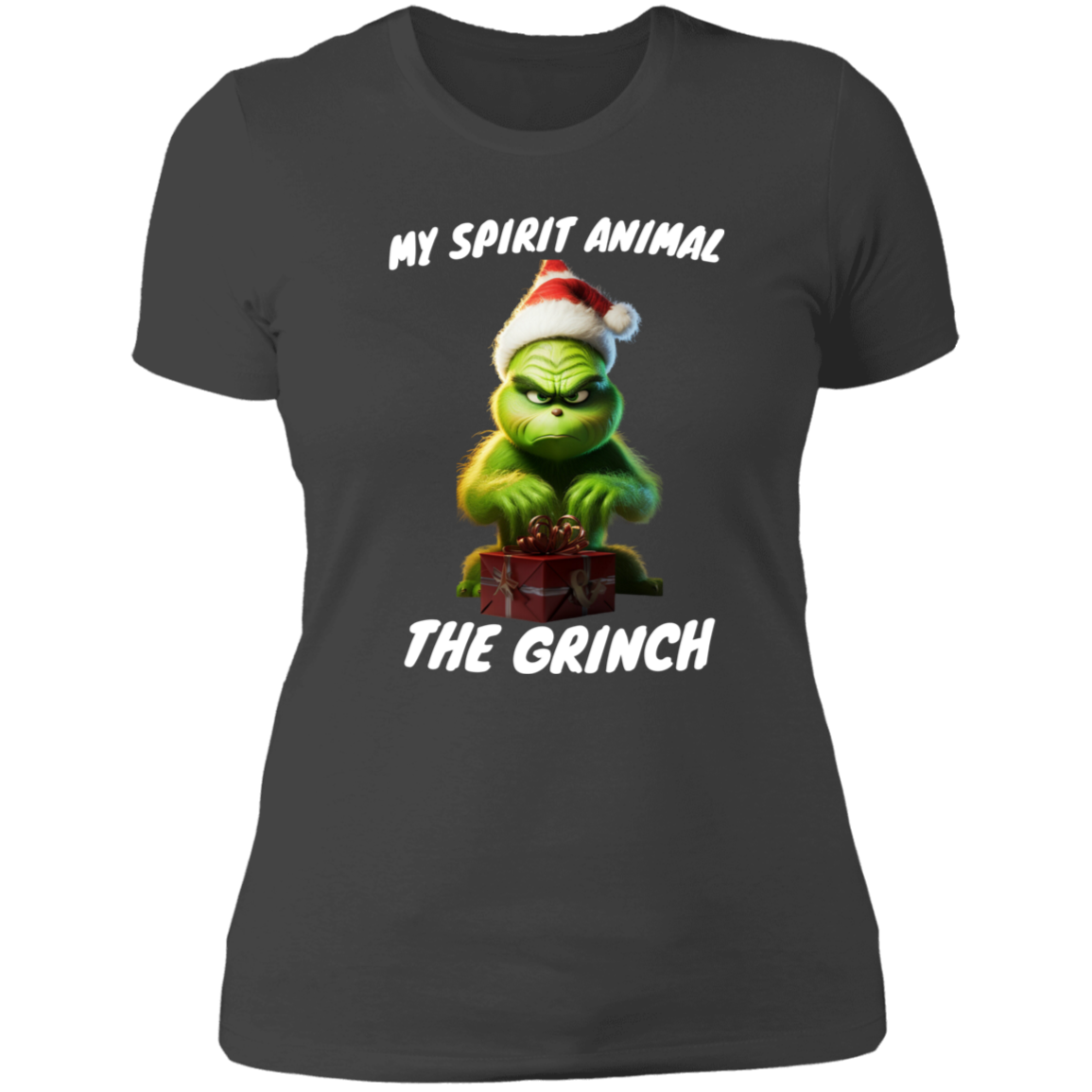 Funny Grinch shirt ladies "my spirit animal"