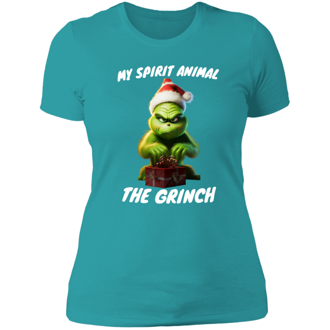 Funny Grinch shirt ladies "my spirit animal"