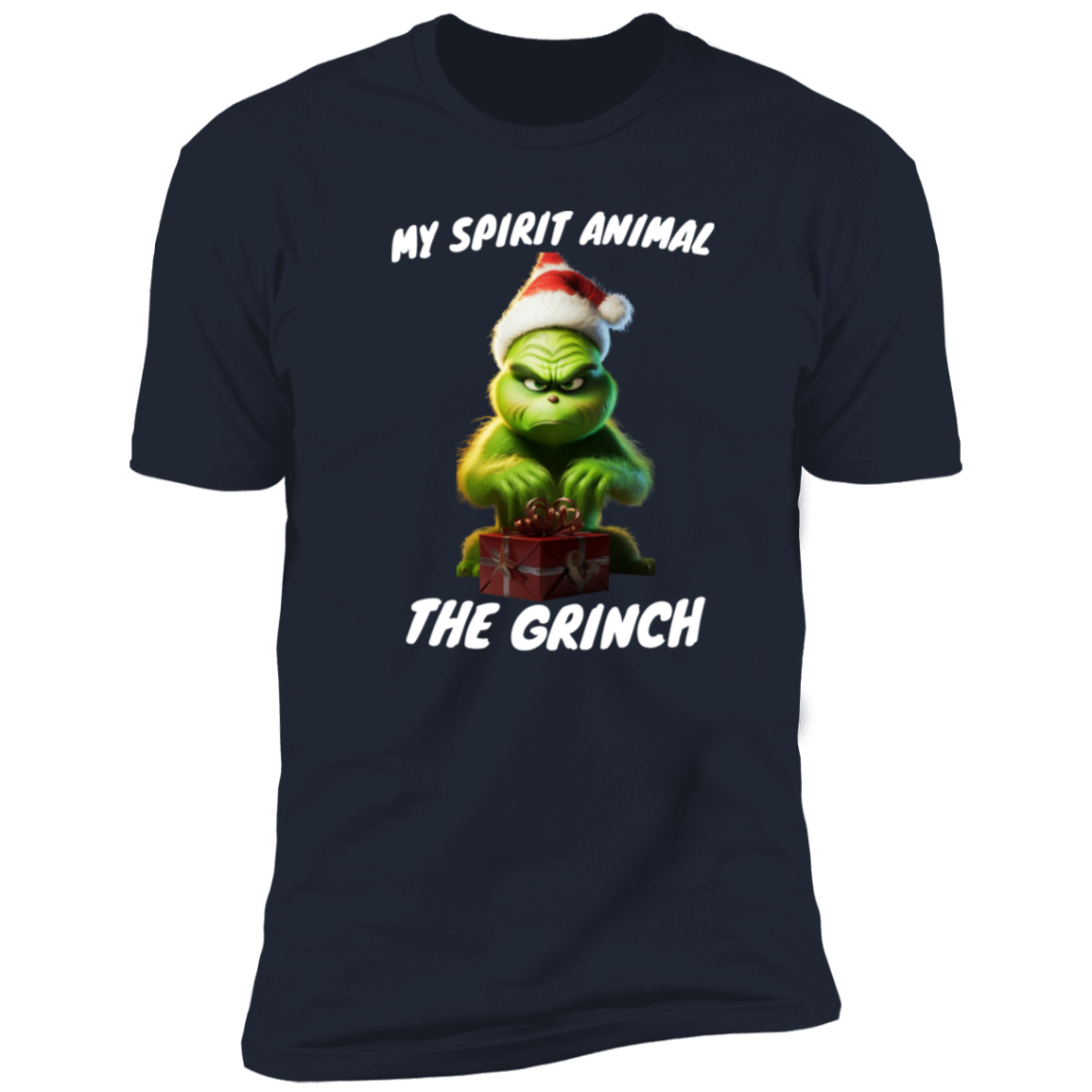 Funny Grinch men shirt  "my spirit animal"