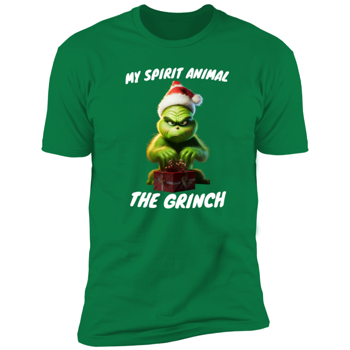 Funny Grinch men shirt  "my spirit animal"