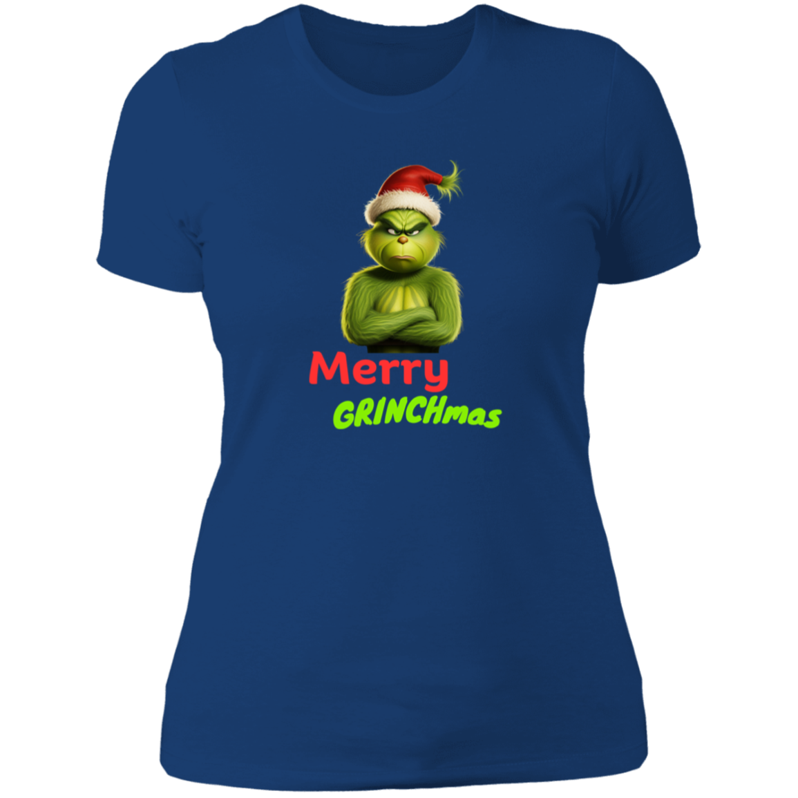 Funny Grinch lady "MERRY GRINCHMAS"