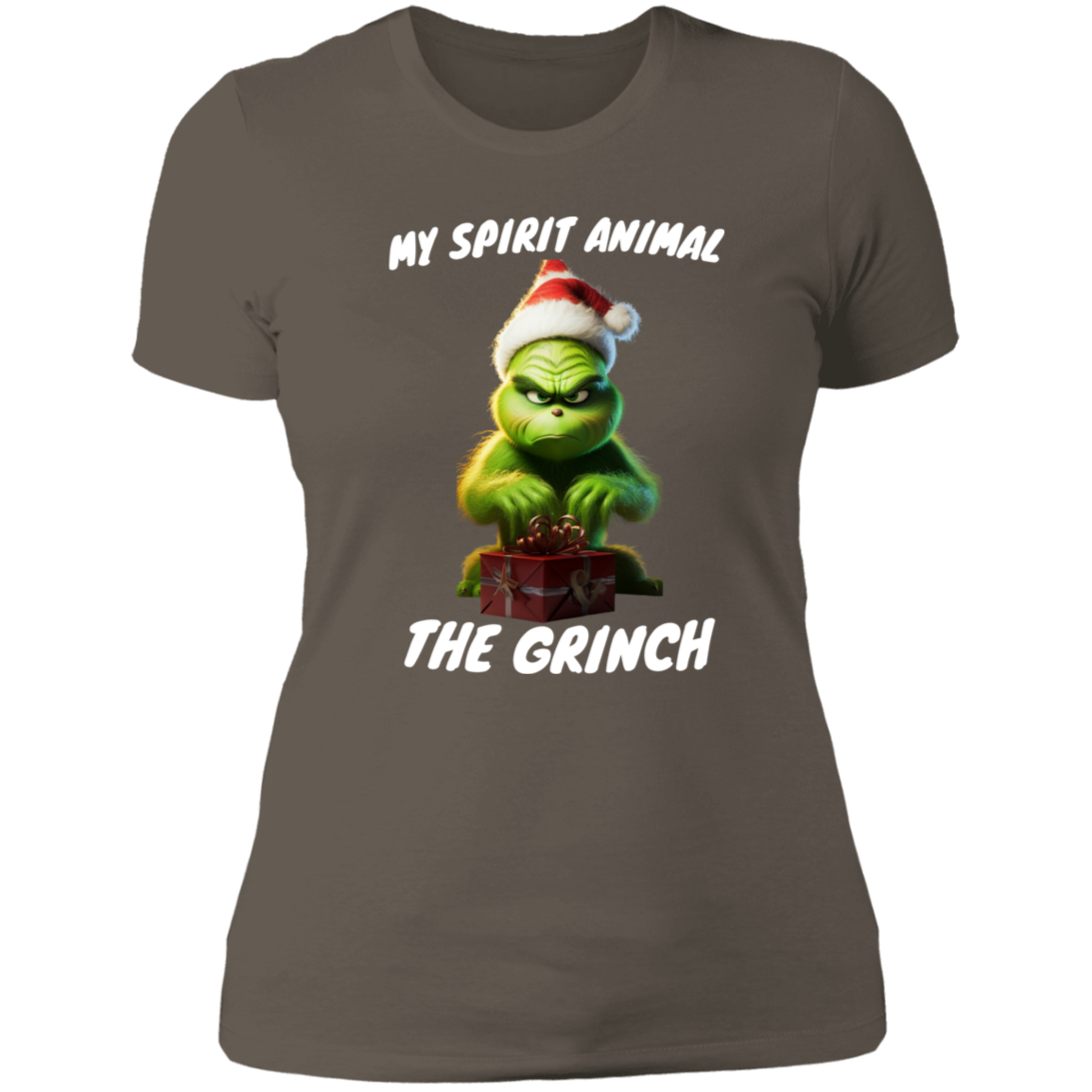 Funny Grinch shirt ladies "my spirit animal"