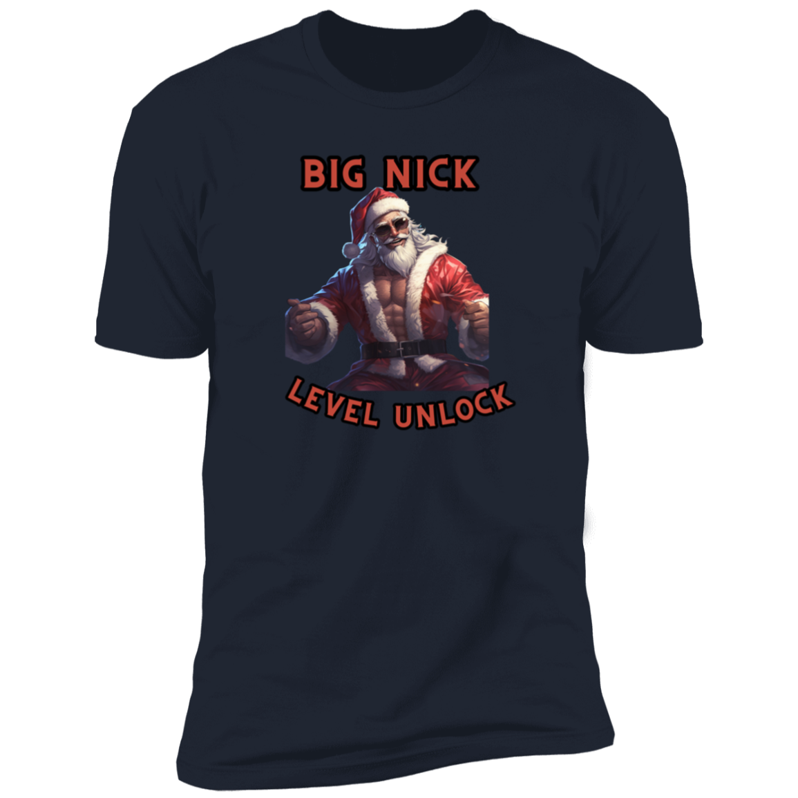 Christmas shirts for men 'BIG NICK LEVEL'  Z61x Premium Short Sleeve Tee