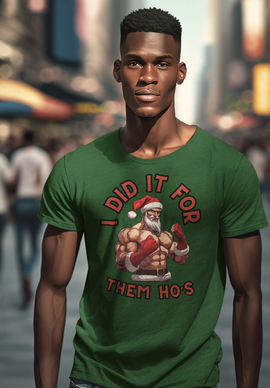 Funny Men Christmas "I DID IT FOR THEM" Shirt