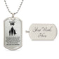 TO OUR DAD DOG TAG