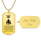 TO OUR DAD DOG TAG