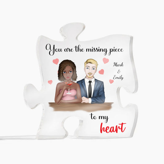 You are the missing price to my heart Acrylic Puzzle